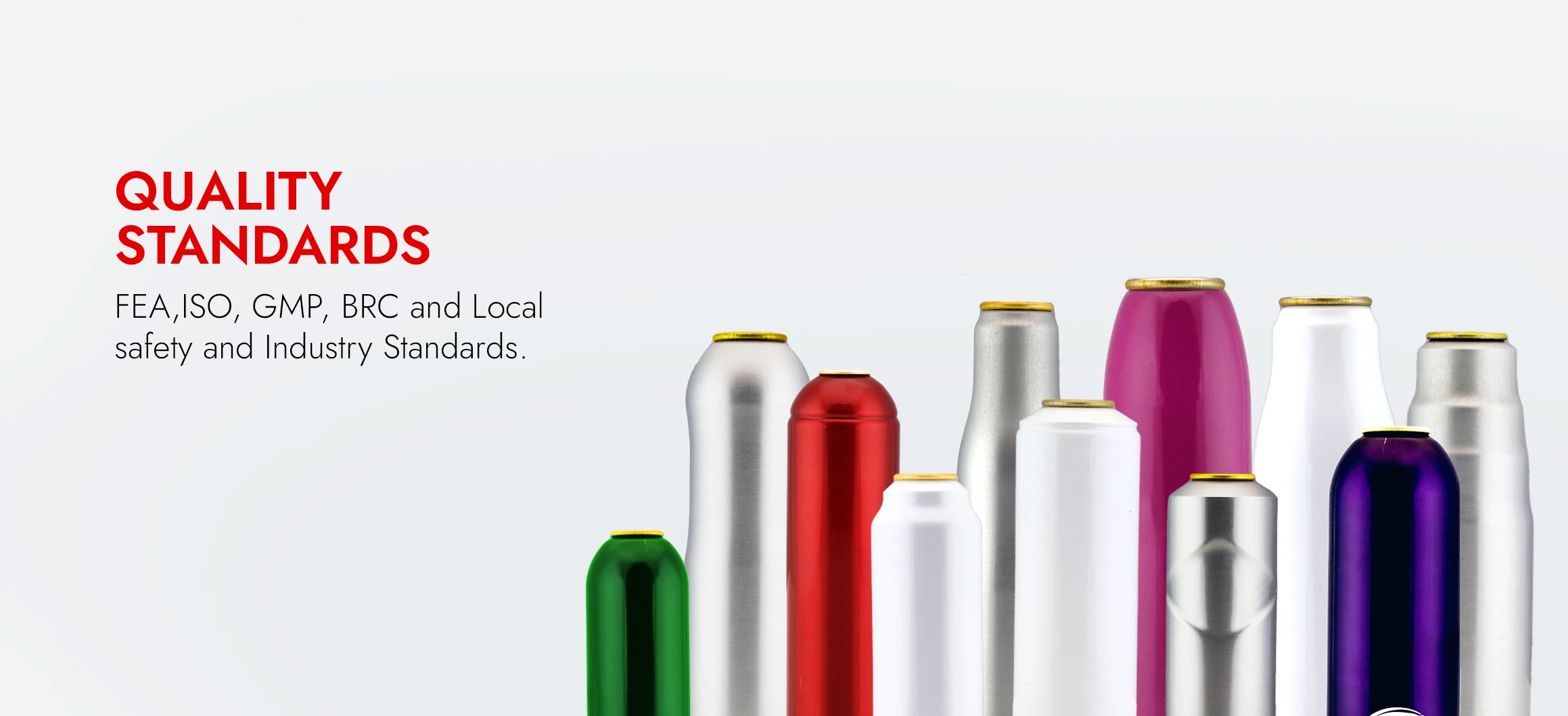 Final FEA Quality Standard for aluminum aerosol cans by Gulf Cans Industries